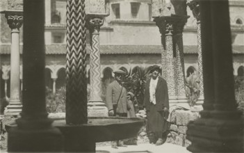 Cloister of the Cathedral of Monreale. 
	
		1924