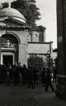 Dante's tomb in Ravenna. 
	
		1931