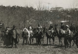 Climbing Etna. 
	
		1924
