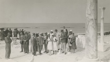 Excursionists in Sabratha. 1931