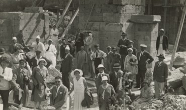 Excursionists at Leptis Magna. 1931
