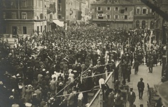 Touring Club  Members  in Rijeka. 1920