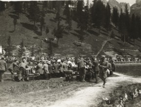 Caravan Lunch at Lake Prags. 1919
