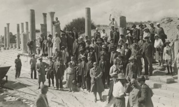 Excursionists at Leptis Magna. 1931