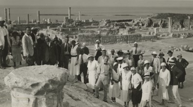 Excursionists in Sabratha. 1931