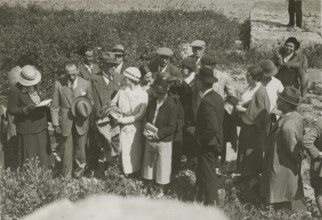 Visiting the Valley of the Temples in Agrigento. 1924