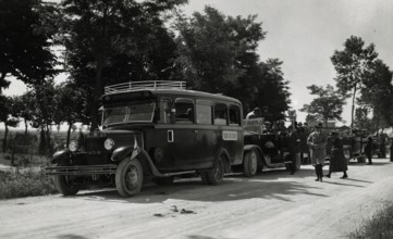 The visit to the Lamone reclamation works. 1931