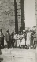 Excursionists at Leptis Magna. 1931