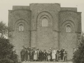 At the Church of the Holy Trinity in Delia. 1924