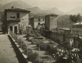 Cividate Malegno Station: the side garden. 1928-1930