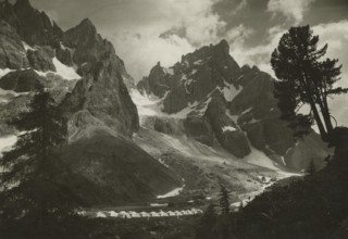 XIV Touring Club Italiano Campsite at the Travignolo springs: the camp. 1935