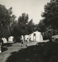 The Touring Club village in Marina di Camerota. 1968