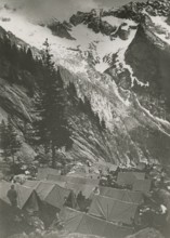 Touring Club Italiano excursion from the Matterhorn to the Monte Rosa: Massimo Tedeschi commemorates Abbot Gorret. 1912