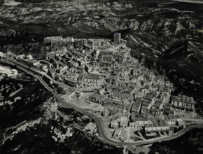 Aerial view of Craco