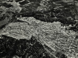 Aerial view of Pisticci