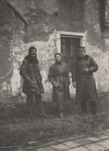 Luigi Rizzo, Gabriele D'Annunzio, and Costanzo Ciano before leaving for the Buccari Hoax.