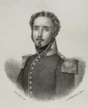 Miguel Chacon y Duran (1798-1878). Spanish politician. Portrait. Drawing by Llanta. Lithography.