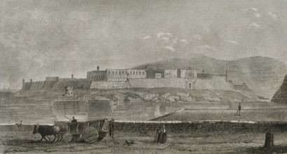 Kalkara, Malta. Fort Ricasoli. Bastioned fort built by the Order of Saint John between 1670 and