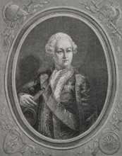 Victor-Francois de Broglie (1718-1804), 2nd Duke of Broglie. Aristocrat and Marshal of France. He