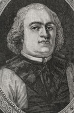 Claude Francois Verguet (1744-1814). French Catholic priest and politician. Prior of the Royal