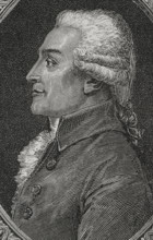 Emmanuel Marie Michel Philippe Freteau de Saint-Just (1745-1794). French politician. Elected deputy