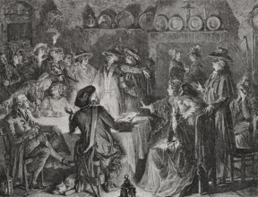 French Revolution. Flight to Varennes (20-21 June 1791). Arrest of King Louis XVI (1754-1793) and