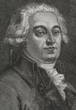 Jacques Antoine Marie de Cazales (1758-1805). French politician. Elected deputy for the nobility of