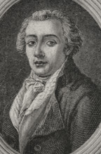 Jean-Antoine Roucher (1745-1794). French poet. During the Reign of Terror he wrote several articles