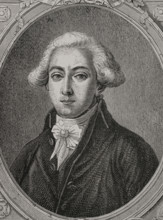 Francois-Antoine de Boissy d'Anglas (1756-1826). French writer and politician. Elected deputy of