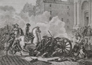 French Revolution. 13 Vendemiaire Year IV (5 October 1795). Royalist insurrection in Paris against