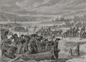 French Revolutionary Wars. French offensive on the Rhine, 1796. The main body of the French army of