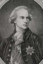 James Harris (1746-1820), 1st Earl of Malmesbury. English diplomat. Portrait. Engraving by Hebert.