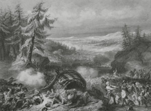 French Revolutionary Wars. Battle of Hohenlinden (3 December 1800). The French army, commanded by