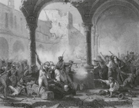 Spanish War of Independence (1808-1814). First Siege of Zaragoza (15 June to 14 August 1808).