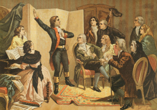 Rouget de Lisle (Claude Joseph Rouget de Lisle) (1760-1836). French officer in the Army of the