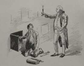 Louis XVI (1754-1793). King of France (1774-1792). Louis XVI illuminating the locksmith Francois