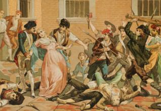 French Revolution. September Massacres (2 to 6 September 1792). The revolutionaries executed mass