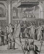 Louis XIII ""the Just"" (1601-1643). King of France and Navarre (1610-1643). Coronation of Louis