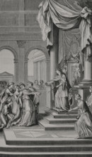 Esther"". Tragedy written in 1689 by French poet and dramatist Jean Racine (1639-1699). It consists