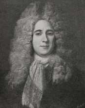 François Mansart (1598-1666). French architect. Portrait. Engraving by Huyot after a painting by