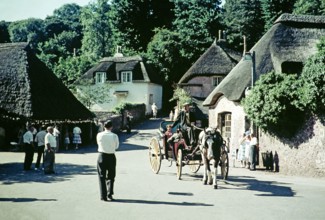 Cockington Forge, Torquay, Devon, England, UK, September 1960.