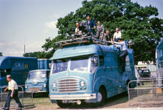 ATV outside broadcast vehicle, Royal Agricultural Society of England show, The Royal Show,