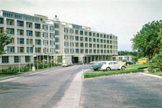 Ambassador Hotel built 1957, Accra, Ghana, west Africa 1963.