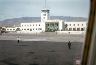 Aerpuerto de Las Palmas, airport terminal building, Las Palmas, Canary Islands, Spain 1963.