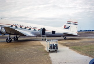 Cubana de Aviacion aircraft CU-T172, Douglas DC-3A plane, c 1960 subsequently destroyed on 15 April