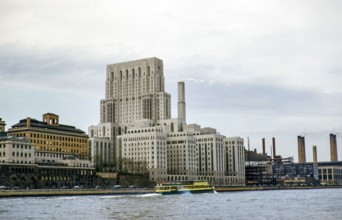 Presbyterian Hospital, Weill Cornell Campus, East River, Manhattan, New York, NY State, USA c 1953.