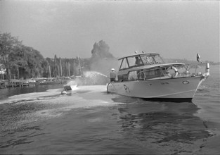 New boat for the water rescue police, Zurich 1972