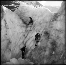 Swiss Dhaulagiri expediton 1958: Training camp at the Susten