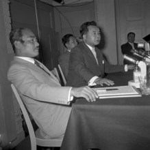 Laos conference in Geneva 1961: Prince Souphanouvong, Prince Souvanna Phouma