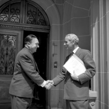 Laos conference in Geneva 1961: Georgij M. Puschkin and Malcolm MacDonald